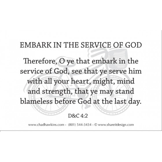 Embark In The Service... YW Recommend Holder